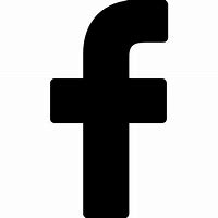 Image result for Facebook Icon Black White