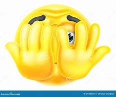 Image result for Cover Face Emoji