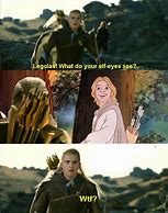 Image result for Lord of the Rings Legolas Memes