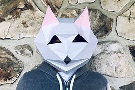 Image result for Cat Mask Made with Paper