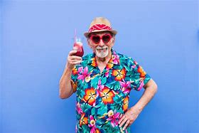 Image result for Old Anime Guy in Hawaiian Shirt