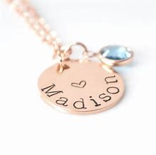 Image result for Name Necklaces for Girls