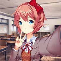 Image result for Sayori Blushing