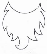 Image result for Beard Outline