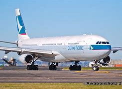 Image result for Cathay Pacific A340 Side View