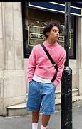 Image result for Pink Shirt Outfit Men