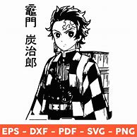 Image result for Tanjiro Sillowet SVG