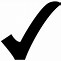 Image result for Black Check Mark Symbol Clip Art