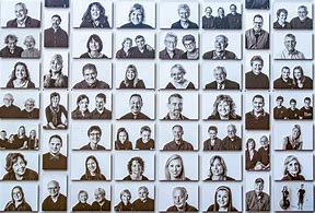 Image result for People Faces Wall