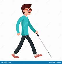 Image result for Cartoon Picture of Blind Man See