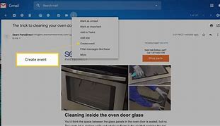 Image result for Gmail Create Calendar Entry From Email