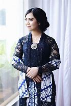 Image result for Kebaya Modern Biru Dongker