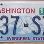 Image result for Washington License Plate