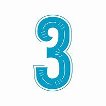 Image result for Number 3 Lettering Small