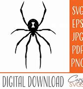 Image result for Black Widow Spider SVG Free