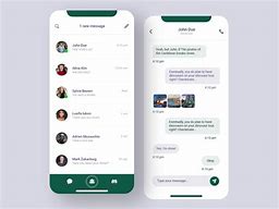 Image result for Chat App Interface Design