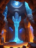 Image result for Glowing Crystal Cave