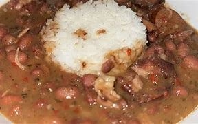 Image result for Red Beans and Rice with Chips