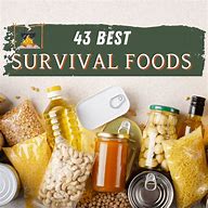 Image result for Survival Food Comparison Chart