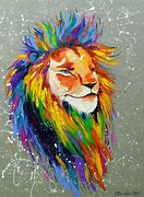 Image result for Rainbow Lion Art