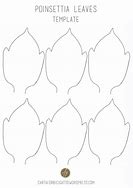 Image result for Poinsettia Leaf Template