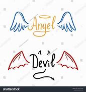 Image result for Angel and Devil Art