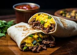 Image result for Machaca Beef Breakfast Burrito