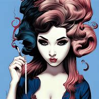 Image result for Pop Art Comic Book Style Girl