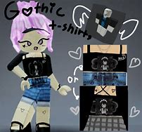 Image result for Goth Shirt with Cross Roblox