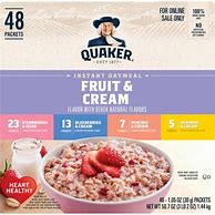 Image result for Quaker Oats Fruit and Cream