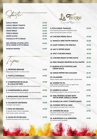 Image result for Bar La Torre Menu