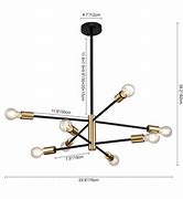 Image result for Black Brass Sputnik Chandelier