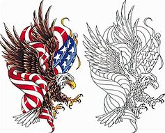 Image result for Eagle Flag Tattoo