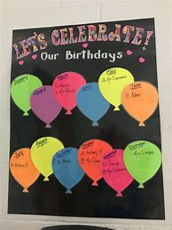 Image result for Happy Birthday Classroom Board