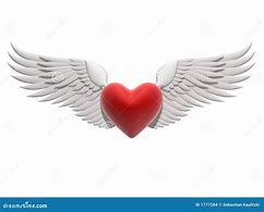 Image result for Flying Heart Drawing