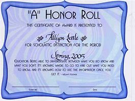 Image result for Honor Roll Flyer Template