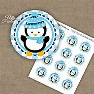 Image result for Penguin Cupcake Toppers