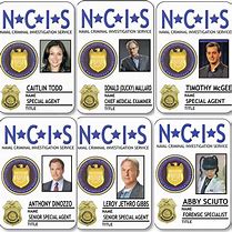 Image result for NCIS ID Card