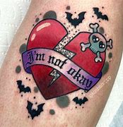 Image result for Broken Heart Tattoo Outline Drawings