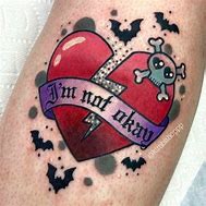 Image result for Broken Heart Clock Tattoo