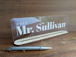 Image result for Desk Name Stand