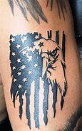 Image result for Eagle and USA Flag Tattoo