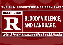 Image result for Rated R Violent throughout Logo