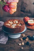 Image result for Cran Apple Walnut Cake