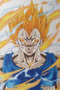 Image result for Majin Vegeta Drawing