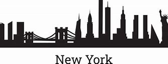 Image result for New York Skyline Silhouette Poster