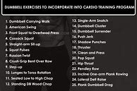 Image result for Dumbbell Cardio Workout Routine