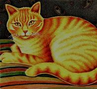 Image result for Orange Tabby Cat Drawing