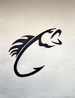 Image result for Fishing Hook Tattoo Fine Line