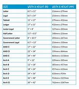 Image result for Us Paper Size vs A4